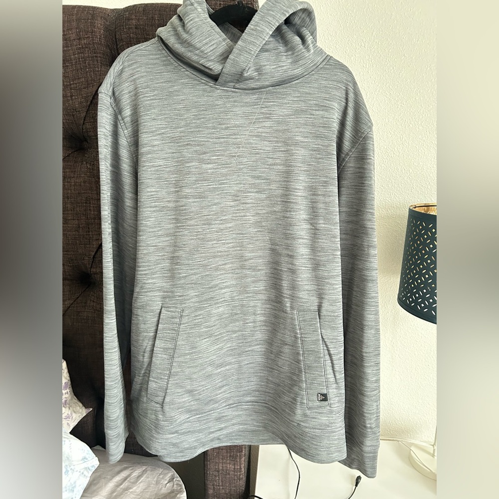 Prana Heathered Gray Men's Hoodie